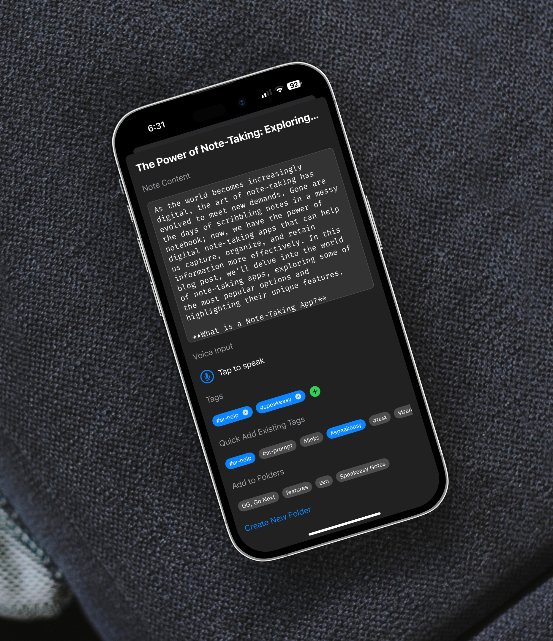 Self-Organizing Notes Feature Image